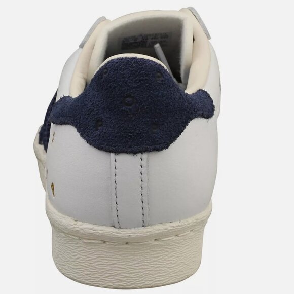 Adidas Pop Trading Co Superstar Herren White Navy Sneaker SIZE - 7.5M/8.5W - Picture 5 of 8